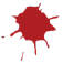 Red Splat Icon - Bullet Point
